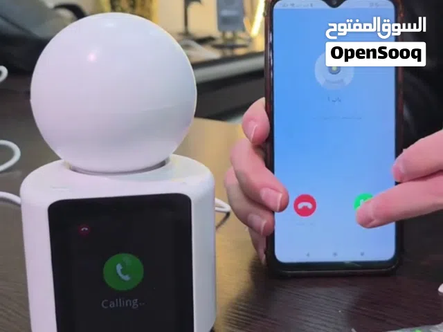 كاميرا مراقبة ذكية مع شاشة – أمانك بعينك وين ما تكون دوران 360 درجة (تغطية كاملة)  كشف حركة + تنبيه