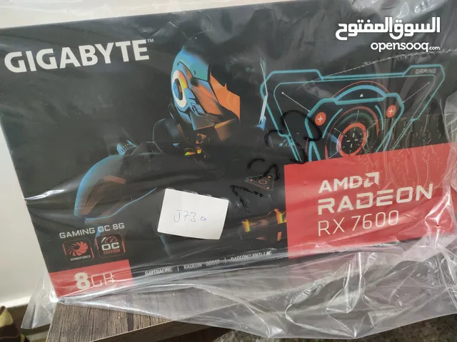 كرت RX 7600 للبيع جديد