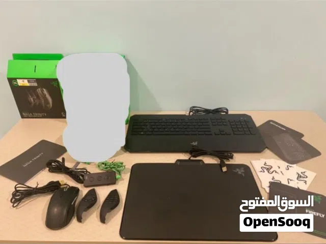 للبيع كيبورد ريزر مع ماوس ريزر مع ماوس باد ريزر Razer death stalker