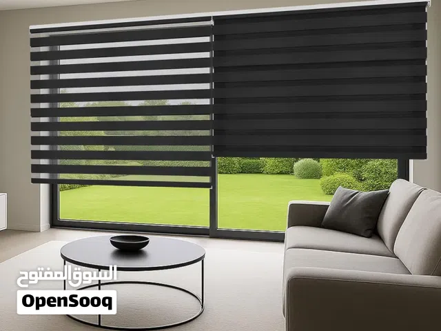 سـتائر طبقتين انيقه  تاتي بجميع مستزماتها سهله التركيب   للمكاتب/ منزليه / مستشفيات /مساجد/