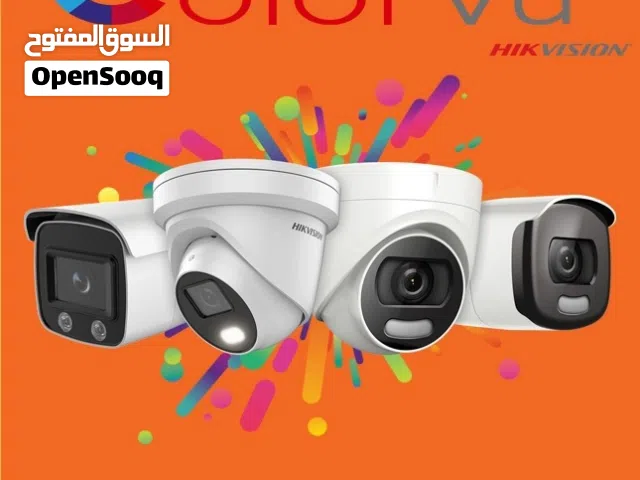 عرض مميز – كاميرات مراقبة Hikvision 2MP Full Color مع تركيب كامل وكفالة سنة
