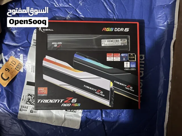 رامات G.SKILL Trident Z5 Neo RGB Series DDR5 RAM (AMD EXPO & Intel XMP 3.0) 128GB (2x64GB) 6000MT