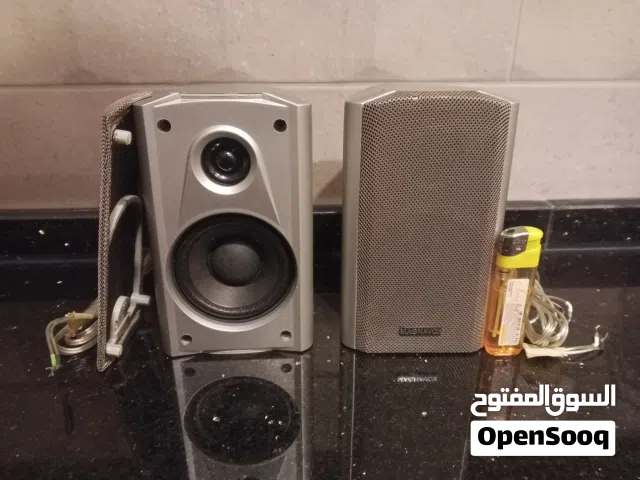 جوز سماعات صغار ماركة Magnavox أمريكي  100 واط 8 اوم صوت حلو ومعهم سلاك اصليه  مستخدم نظيف سعر نهايه