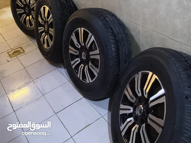 التواصل واتس  فقط  جنوط مقاس 18 اصلي وكاله مع كفرات دنلوب الاصلي