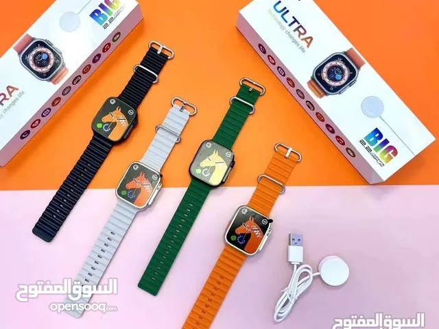 ساعة الترا الذكيه بمواصفات عاليه وشاشه كبيره لجميع الأعمار