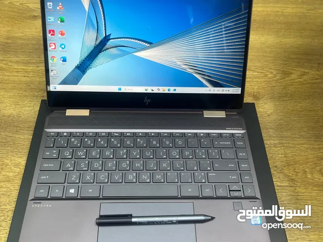 للبيع hp specter x360بحالة كالجديد مع قبم