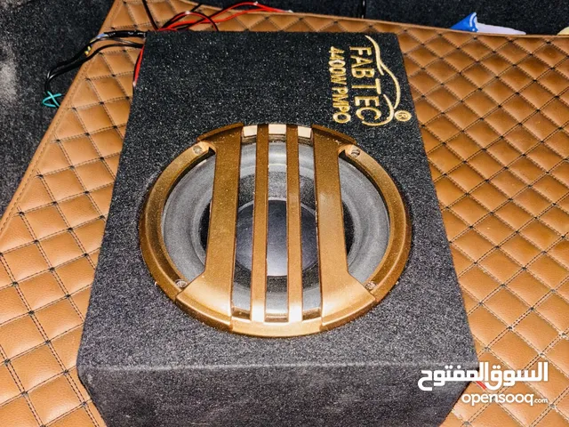 Car subwoofer under seat with amblifire