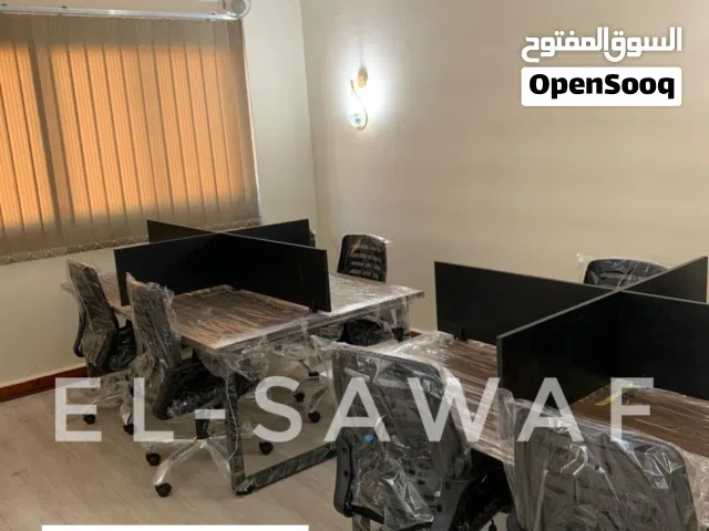 خلية عمل رباعية،مكاتب موظفين،work station،بارتيشن،partition،خليه عمل،ورك ستيشن،أثاث مكتبي،خلايا عمل
