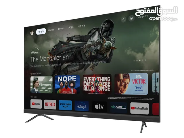 تلفزيون 55 بوصة سمارت QLED 4K UHD Google TV (إصدار 2024) الفئة 