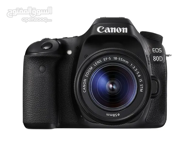 فرصة للبيع كاميرة Canon 80D وبسعر مغري جدا ممتازة لتصوير المناسبات وللتصوير العائلي