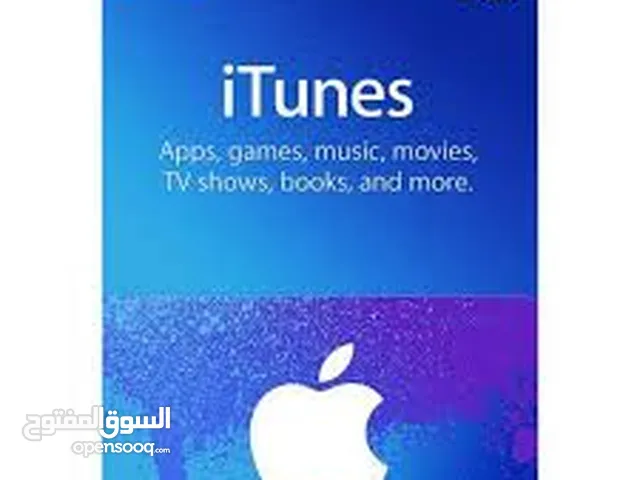 كرت ايتونز بقيمه60$ شوف الوصف