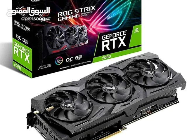 كرت شاشة asus rog 2080 8gb