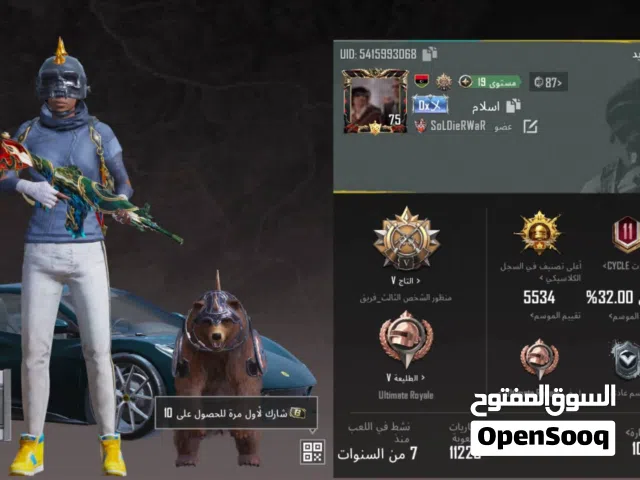 Pubg Accounts and Characters for Sale in Tripoli