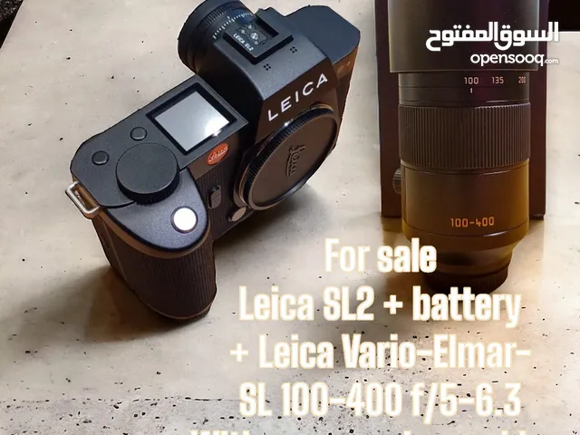 للبيع كاميرا لايكا SL2 مع عدسه وبطارية