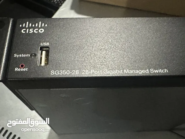 سويتشات cisco SG350 24port/10/100/1000 Managed switch