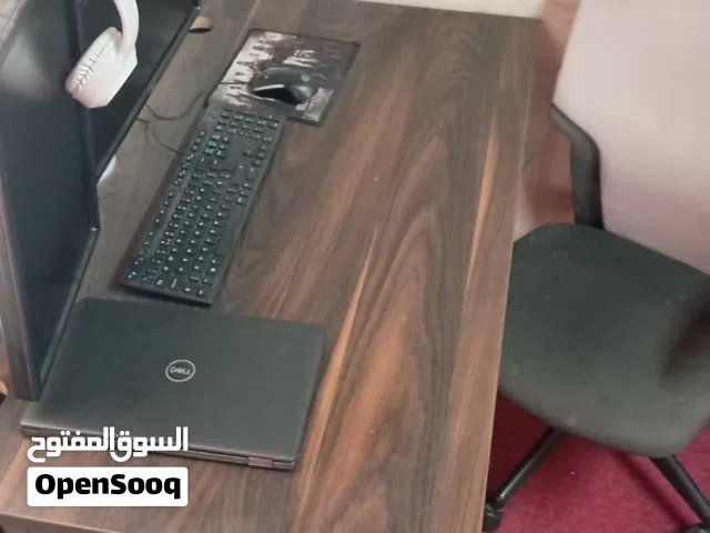 Dark Oak Wood Office Desk