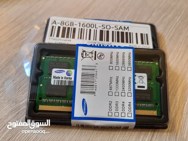 RAM 8GB DDR3 PC3 1600Mhz