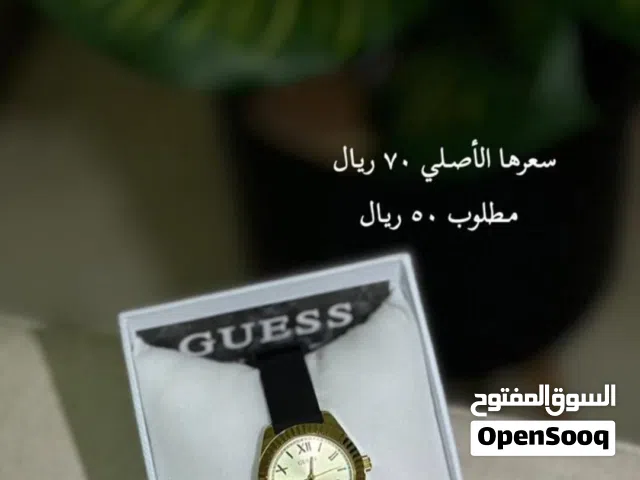 ساعة GUESS  للبيع موضة نسائية