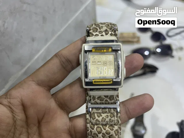 ساعة كاسيو بيبي-جي 2902 (BG-1800M) الرقمية الكلاسيكية - مزودة ببطارية جديدة - تعمل فنتج قديم اصليه