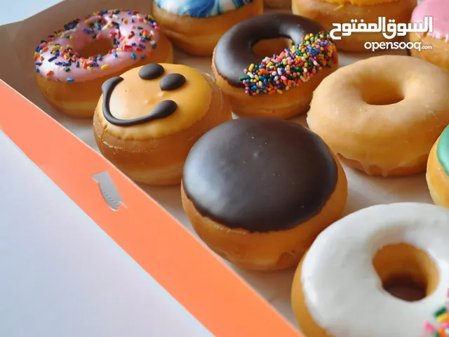 دونت لذيذ جداً ( أسعار جملة ) Donuts جودة عالية جدا حشوات لذيذة وغنية بالطعم