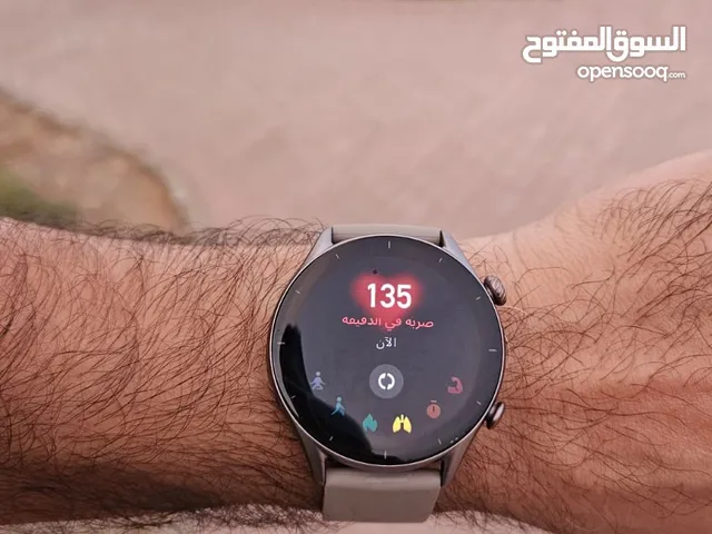 ساعة اميزفيت gtr3 نظيفة جدا استعمال بسيط