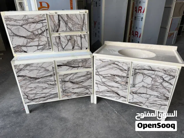 كاونتر متر ثلاث قطع ارضي وملحق وسنك مرمر