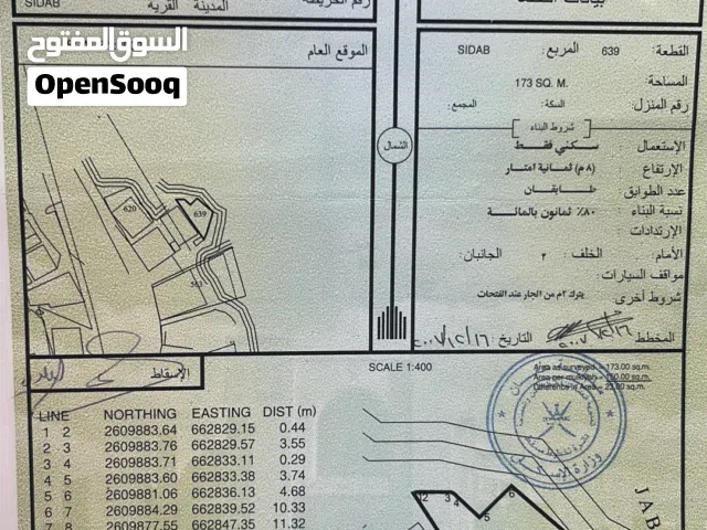 منزل للبيع في سداب