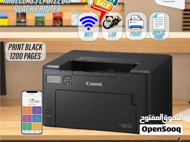 طابعة كانون ليزر Printer Canon Laser LBP122DW بافضل الاسعار