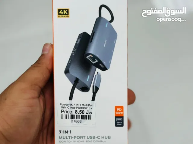 Porodo 4k 7-in-1 Multiple Port USB-C Hub