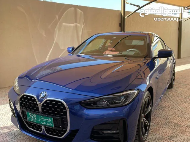‏BMW 420i سبورت  موديل 2021 ازرق  خليجي وكالة عمان  تامين شامل