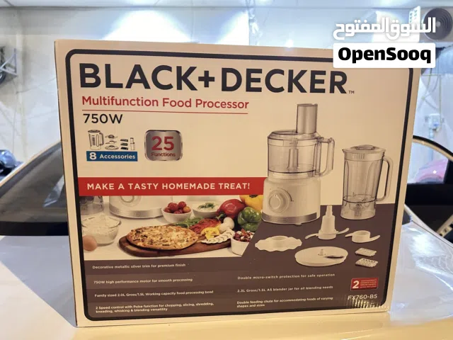محضرة الطعام متعددة الوظائف من بلاك آند ديكر (Black+Decker Food Processor) الغنية عن التعريف!