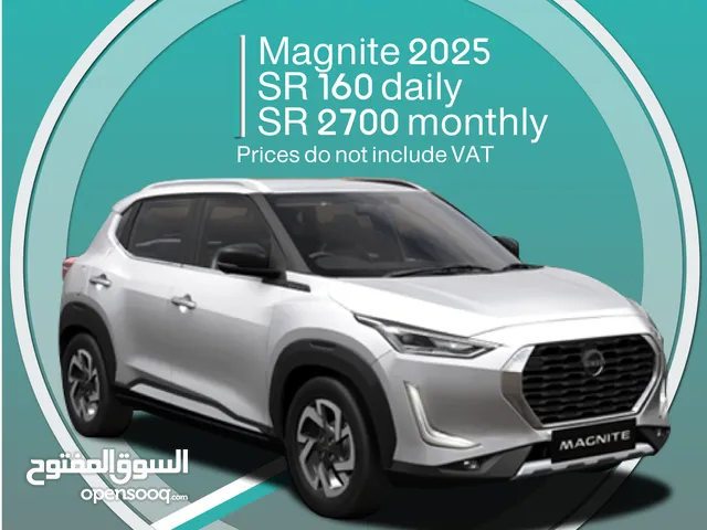 Nissan Magnite 2025 for rent - Free delivery for monthly rental