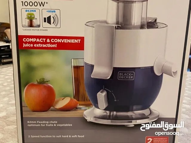عصارة ماركة Black+Decker بلاك آند ديكر بالكرتون W 1000 واط قوية وممتازة