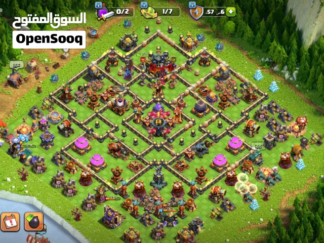 حسابين كلاش اوف كلانس بسعر مناسب