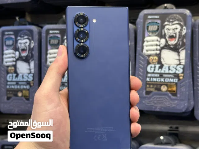 Samsung Galaxy Z Fold 6 512/12GB BMS جهاز وكالة اخو الجديد مع الكرتونه لون كحلي