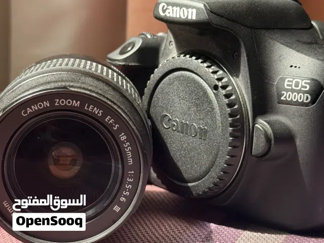 كاميرا كانون EOS 2000D شبه جديده