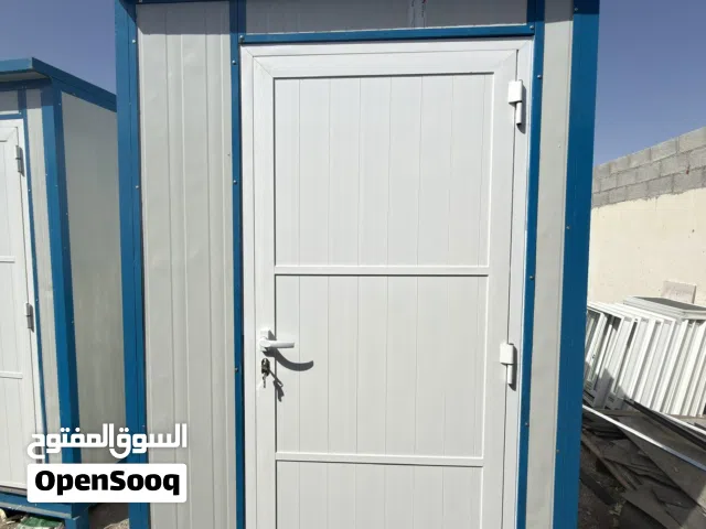 Security cabin and toilets