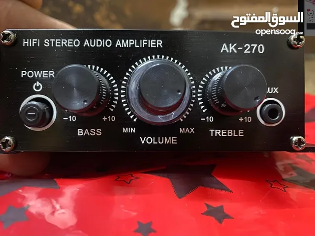 امبليفير حجم صغير AUX لنضام منزلي او لسيارات  ممتاز Amplifier Professional audio   للبيع بسعر  محروق