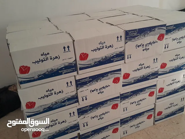 مياه زهرة التوليب الكاسه 250 ميلي عدد الكاسات في الكرتون 40 مياه زهرة التوليب