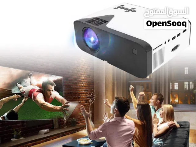 LED Projector استمتع بتجربة سينمائية كاملة في بيتك مع جهاز العرض الذكي LED Projector.