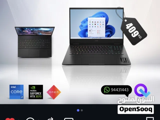 OMEN RTX 3070 ,16GB RAM , 1TR SAMSUNG EVO 990 PRO AND 512GB SSD