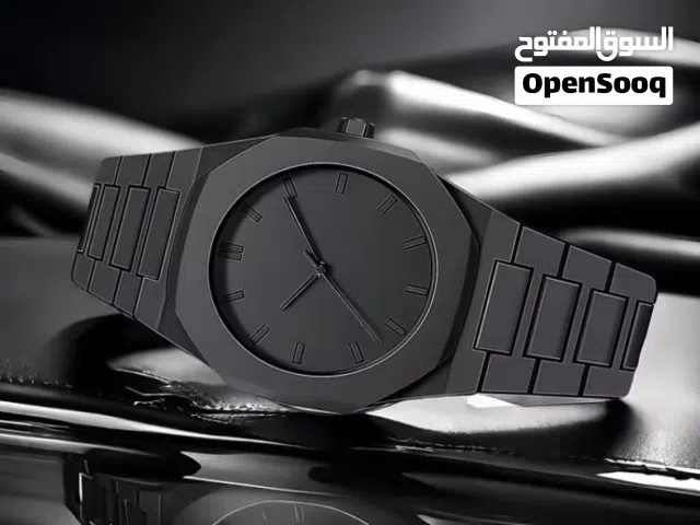 ساعه الترند الكامله بالسواد
