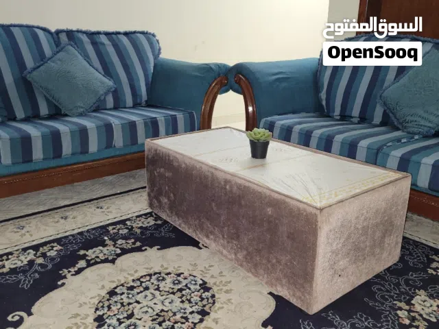 كنب مستعمل 1/2/3 + طاولة