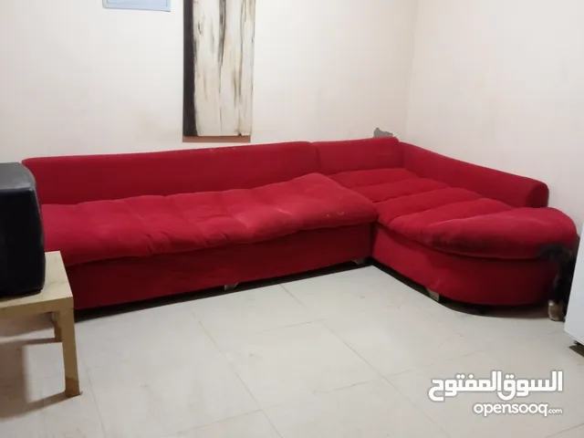 For monthly rent a furnished room and hall in Sharjah Al-Jazzat, split air conditioning, with car pa