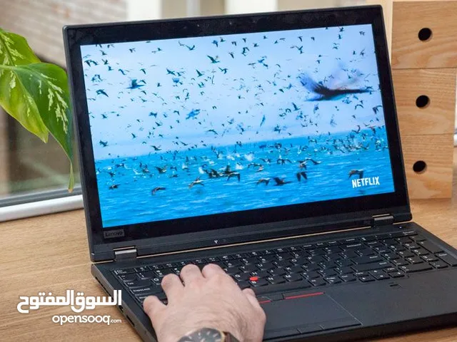 جهاز لابتوب Laptops Workstation Lenovo ThinkPad P52 Xeon E-2176M 32GB RAM 4GB NVIDIA 1TB SSD