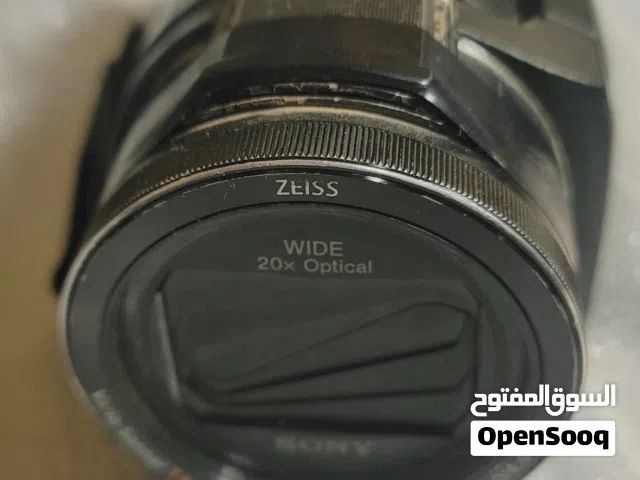 كاميرا سوني 4K موديل AX55 كاميرا Sony FDR‐AX55 4K Handycam مع بطاريتين وشاحن كيمرا وقاعده شحن