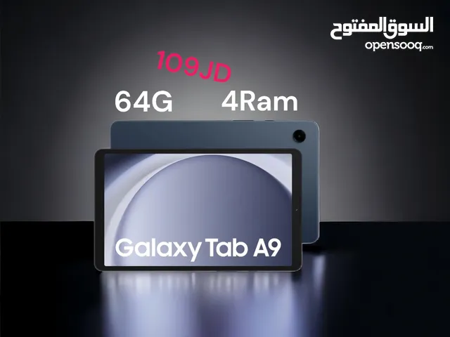 Samsung tab A9 64g 4ram تاب جلاكسي ايه اقل سعر في المملكة Tab A9 جديد مسكر كفالة الوكيل الرسمي