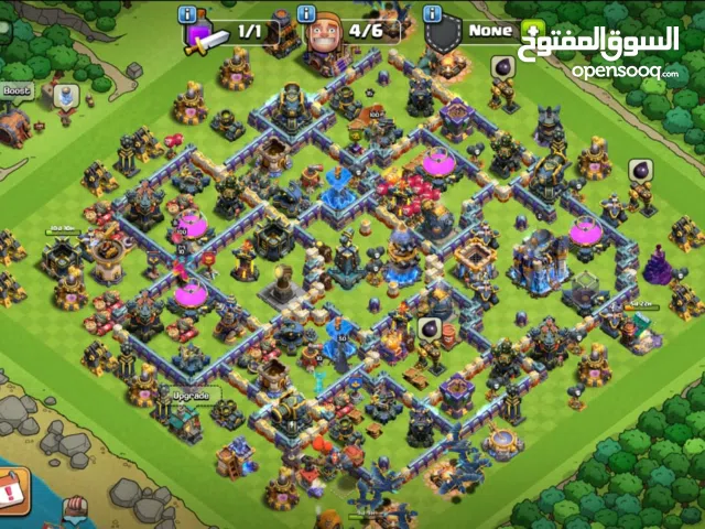 Elite TH18  King & Queen Lvl 100  7,500+ Gems  Local UAE