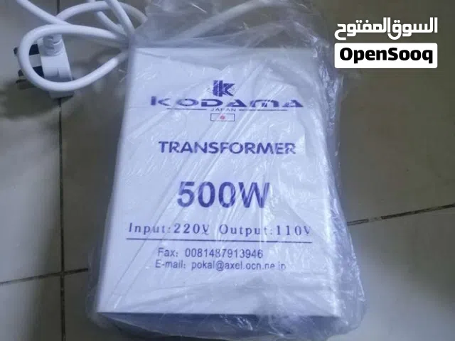 محول كهرباء 110 ياباني غير مستعمل وحجم وسط 500 واط موجود 700 و2000 وط اسباني