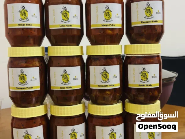 PICKLES HOME MADE 100% NATURAL.NO ADDED PRESERVATIVES. ALL FLAVOURS AVAILABLE  KERALA  MOM MADE  TRY